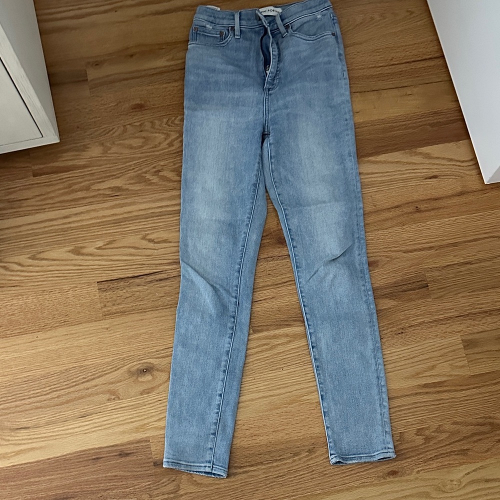 Denim Forum High Rise Skinny Jeans